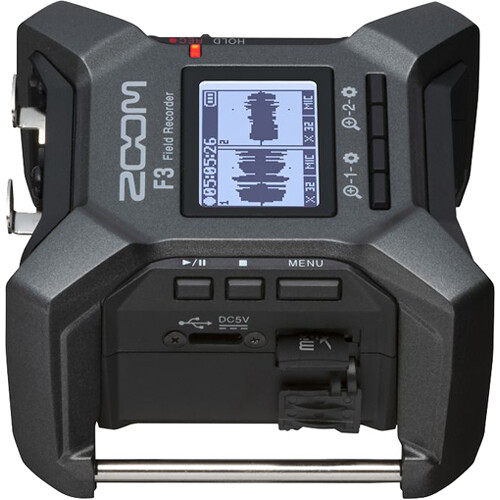 Zoom F3 2-Input / 2-Track Portable Field Recorder - 6